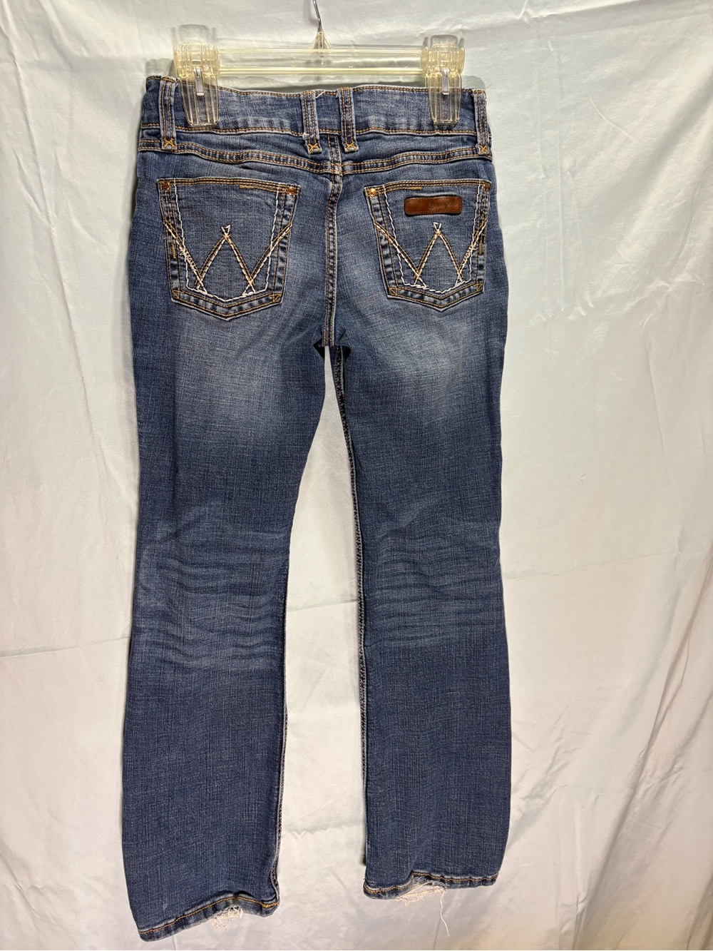 Wrangler Women's Boot Cut Jeans in Medium Blue Denim